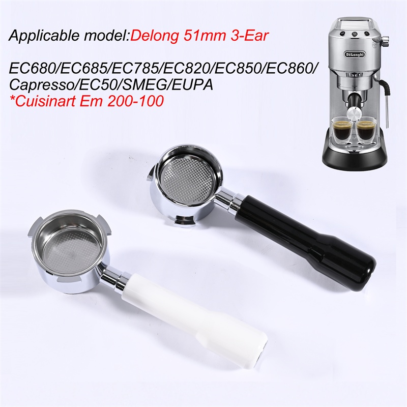 Coffee Equipment For Sale - 51mm Coffee Bottomless Portafilter For Delonghi