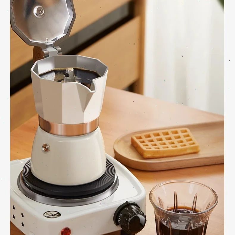 Coffee Equipment For Sale - Round-bottomed Moka Pot Single Valve Small